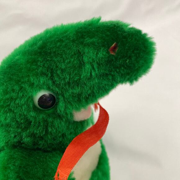 Vintage Alligator Crocodile Plush Mini Miniature Fair Prize Jaisy Soft Toy Silly - Picture 10 of 12
